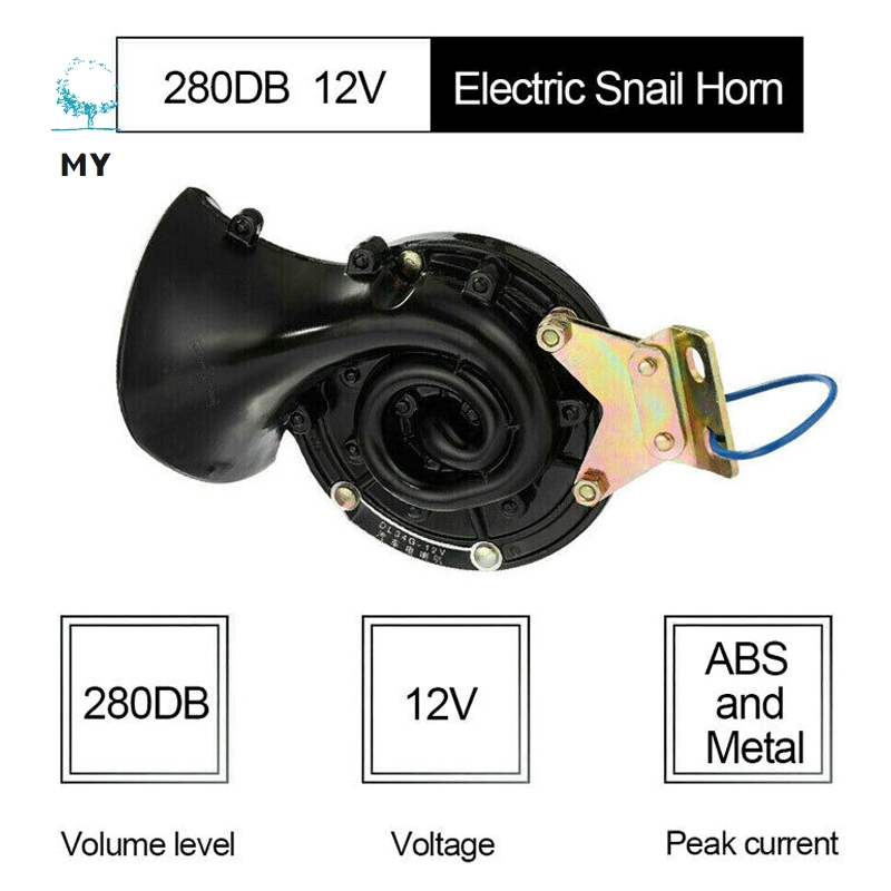 Còi hơi điện tử 12V/24V 300DB âm thanh lớn thay thế cho tàu thuyền xe hơi xe tải