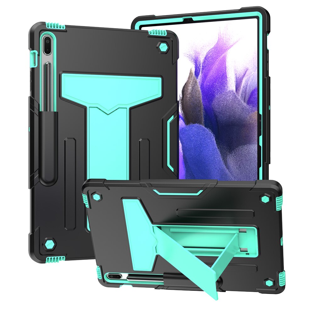 Ốp Máy Tính Bảng PC Cứng Viền TPU Silicone Chống Sốc Có Chân Đế Cho Samsung Galaxy Tab S7 FE 5G 12.4 T730 T736B