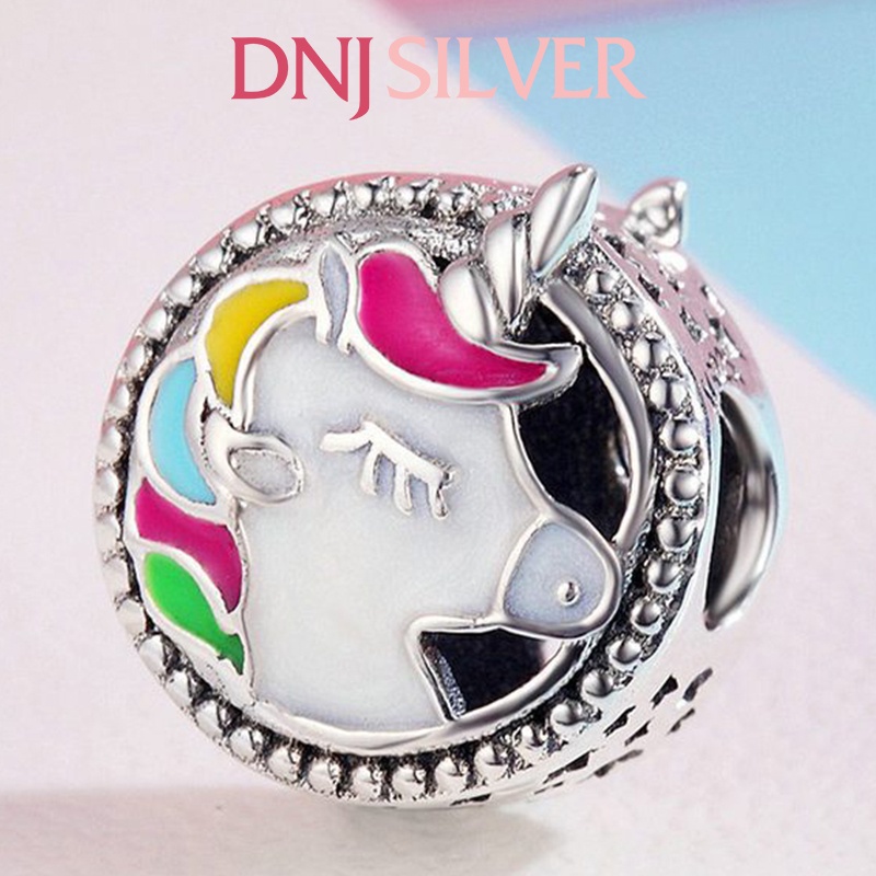 Charm bạc 925 cao cấp, hàng chuẩn bạc - Charm Forever Queen Unicorn thích hợp để mix vòng tay charm - DN059