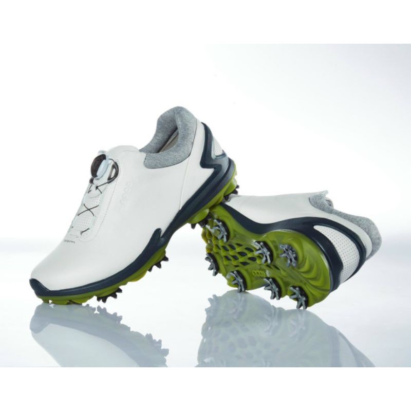 Giày golf ECCO cho nam , giày nhập khẩu , chất liệu da bò ,đế đinh chống trượt , núm xoay tiện lợi