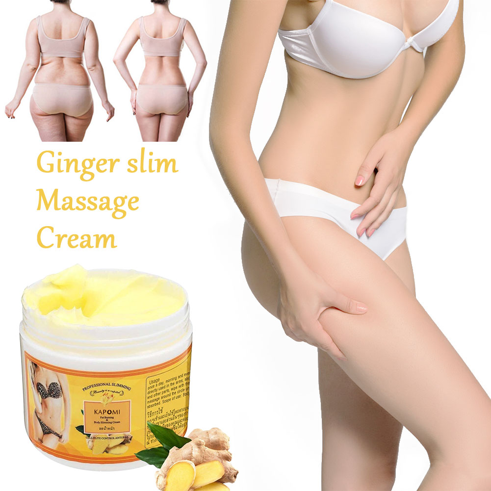 LF 1PC Ginger Fat Burning Cream Anti-cellulite Slimming Cream Silky Body Massager Gel làm săn chắc da Giảm cân