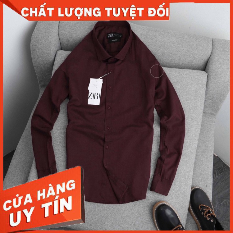 Áo sơ mi dài tay Zara cao cấp man Slim Fit VNXK