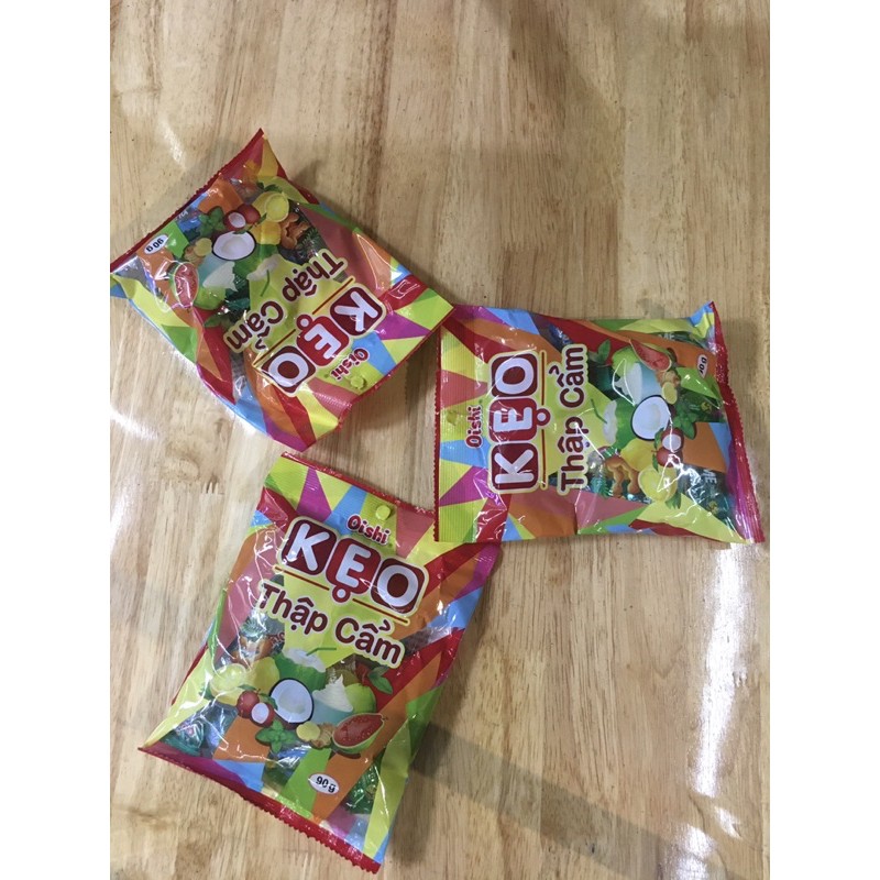 kẹo oishi thập cẩm gói 90g mix các vị