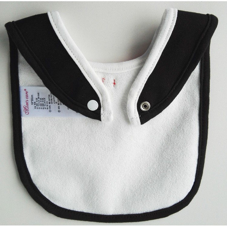 Yếm Ăn Vải Cotton Chống Thấm Nước In Hoạt Hình Động Vật Dễ Thương Cho
