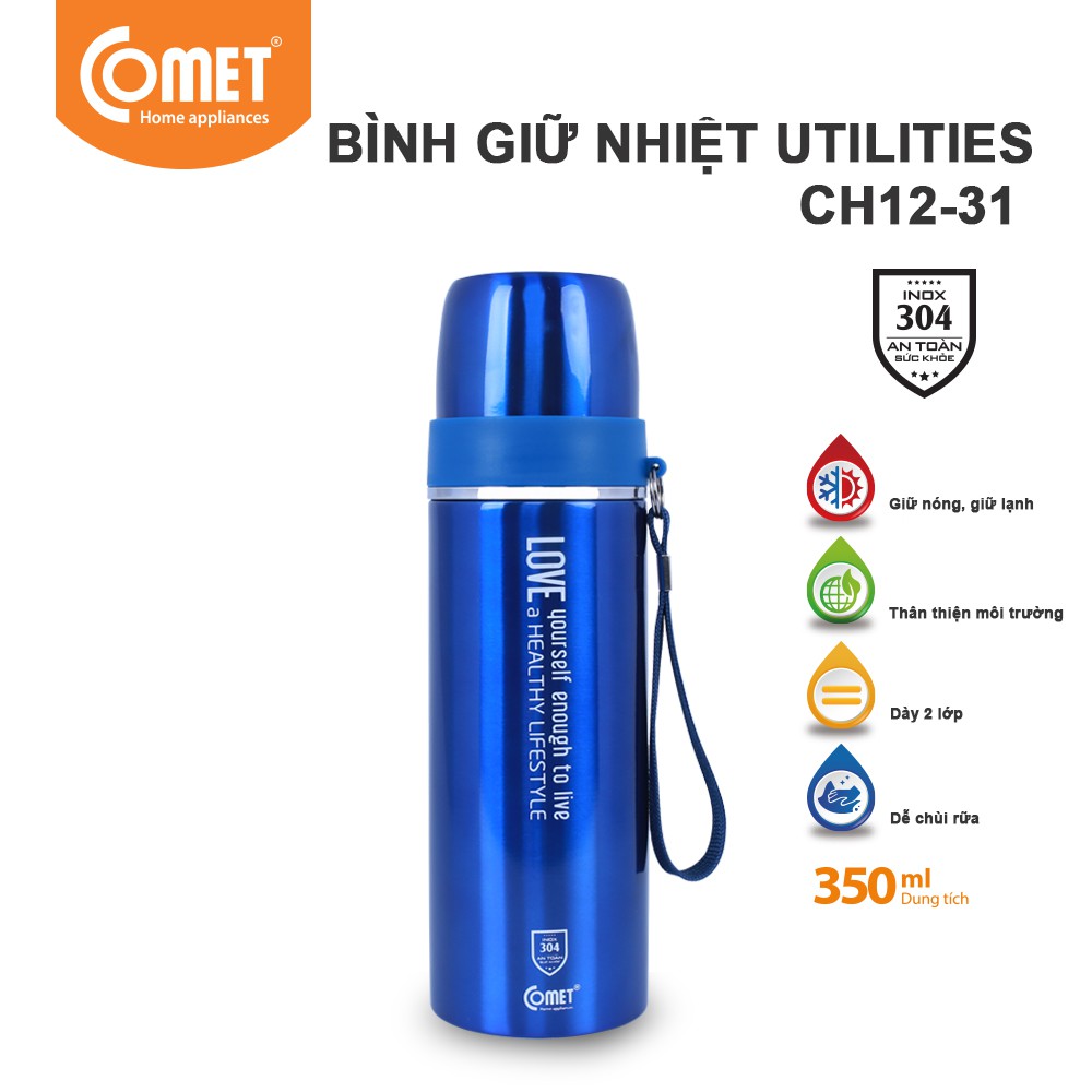 Bình giữ nhiệt 350ml COMET - CH12-31 | BigBuy360 - bigbuy360.vn