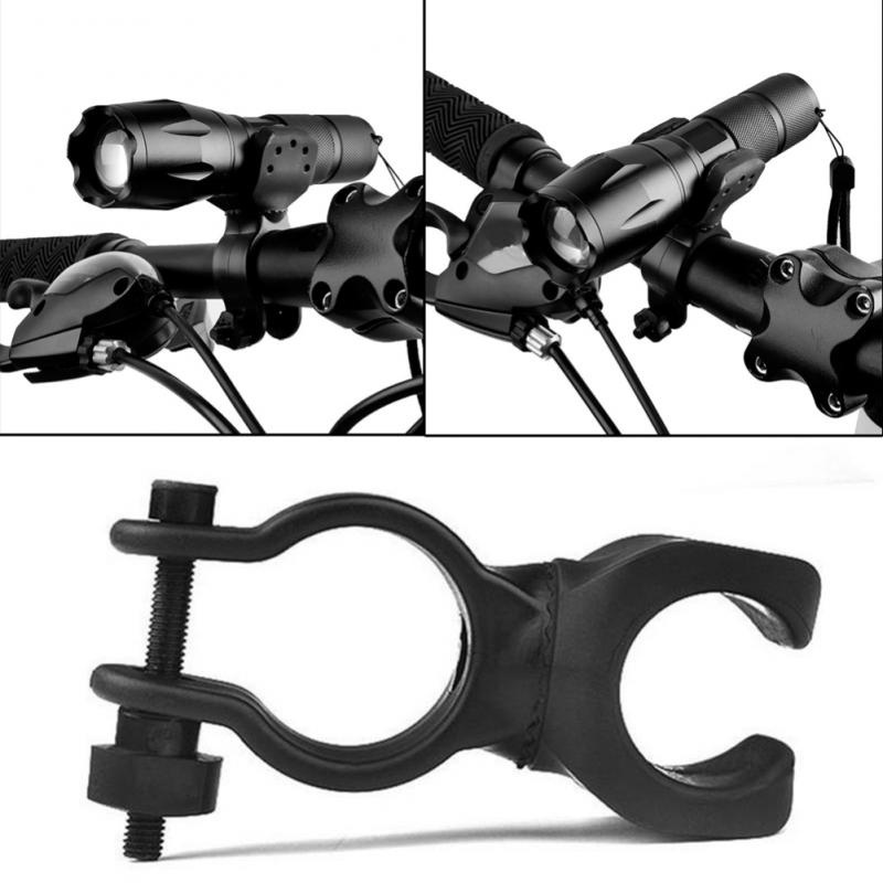 Giá đỡ đèn pin xoay 360 độ gắn xe đạp