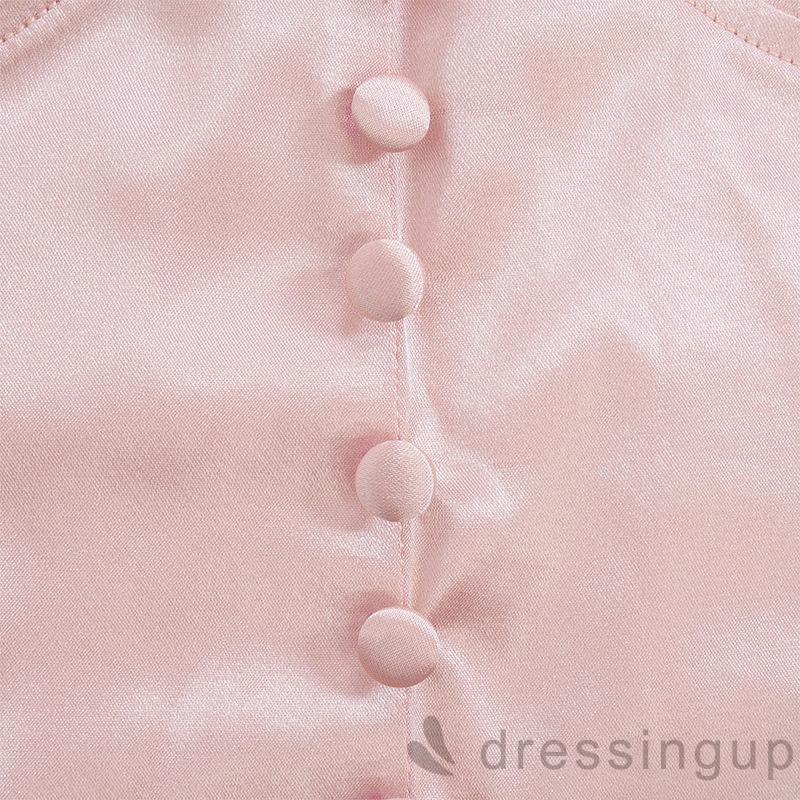 Áo Nữ Tay Phồng Một Hàng Nút Thời Trang