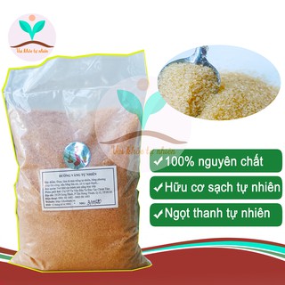Đường cát vàng hữu cơ tự nhiên 100% ( được kết tinh từ mật mía nguyên chất )