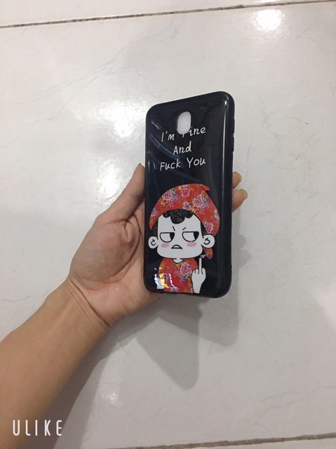 Ốp lưng J7 Pro,J7pro cô gái chùm khăn