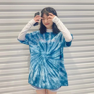 Tee tie dye xanh - phản quang