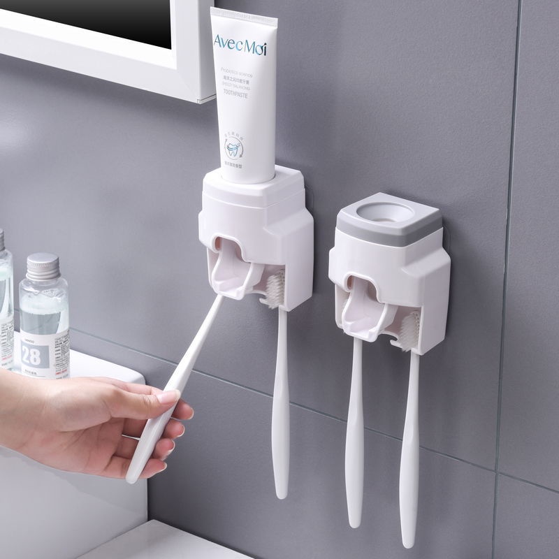 Dụng Cụ Ép Lấy Kem Đánh Răng Tự Động Chống Đục Lỗ Có Thể Tháo Rời