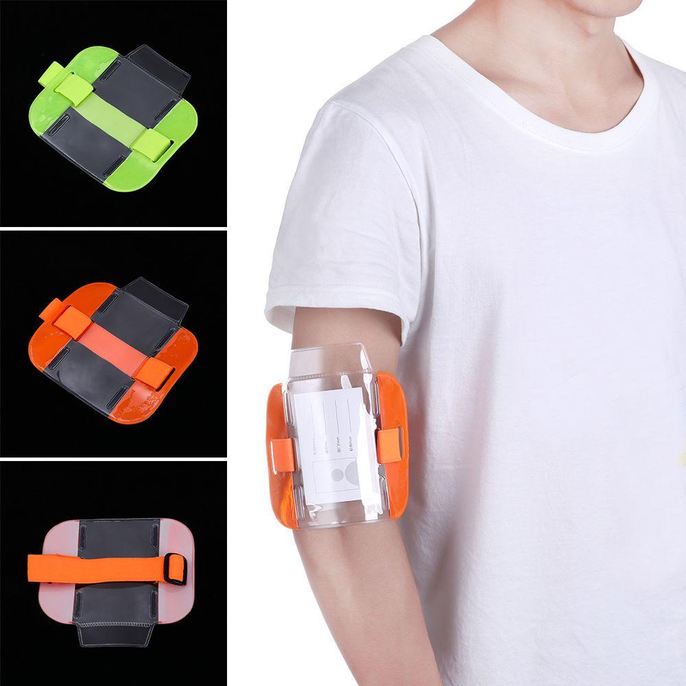 Jane Miếng Bọc Thẻ Đeo Cánh Tay Nhiều Màu Trong Suốt Tiện Dụng Cho Văn Phòng