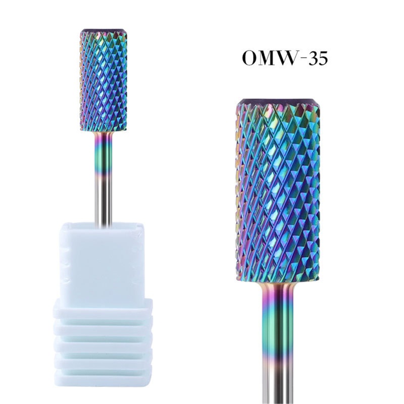 Set Đầu Mài Móng Acrylic Loại Bỏ Lớp Sơn Móng Kích Thước 3 / 32 &quot;time * Machine