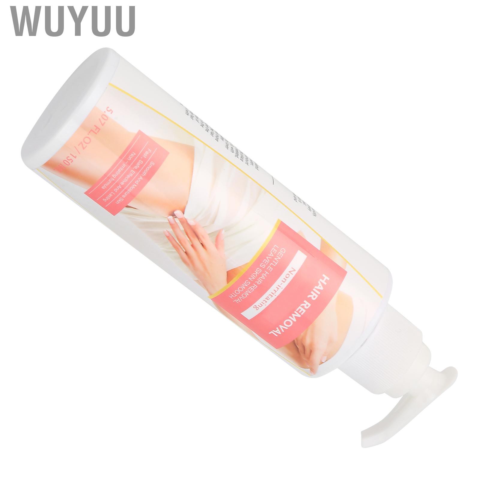 Wuyuu 150ML Body Depilatory Cream Painless Hair Removal Skin‑Friendly Remover for Women Men