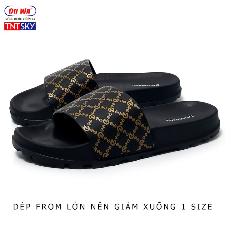 Dép nam DUWA siêu nhẹ - Hàng chính hãng - Quai ngang DH9010