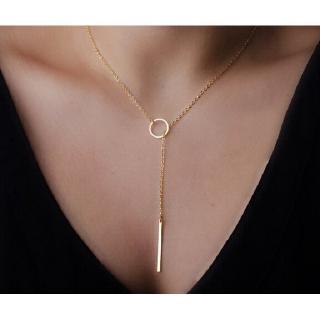 Dây Chuyền Kim Loại Mặt Tròn Đơn Giản Thời Trang