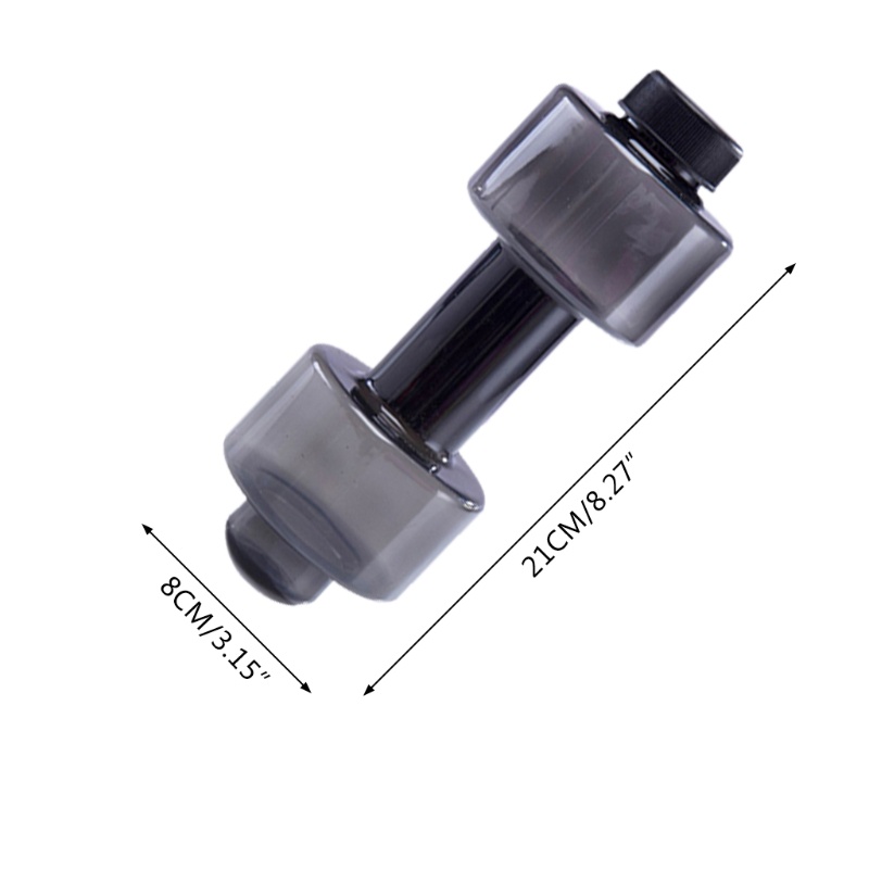 Bình Nước Thể Thao 550ml Hình Quả Tạ Bằng Nhựa Chống Rò Rỉ