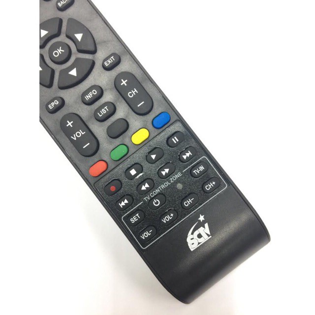 Khiển remote đâu thu truyền hình cáp SCTV