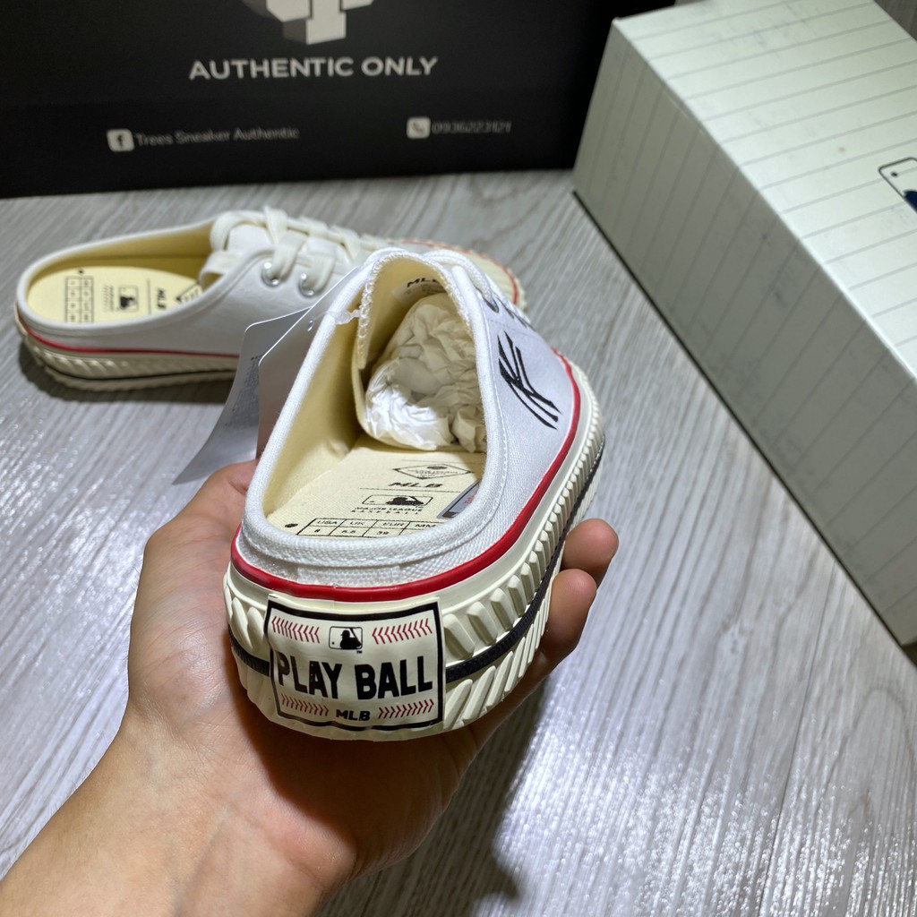 [ CHÍNH HÃNG ] Giày thể thao MLB Mule Trắng | BigBuy360 - bigbuy360.vn