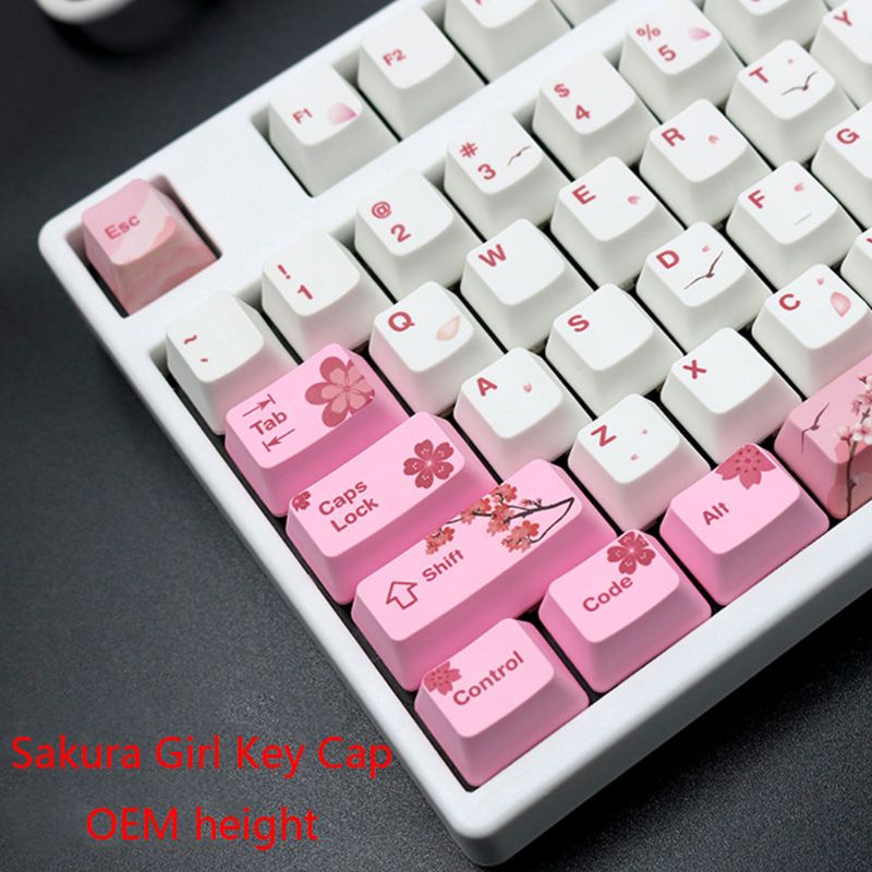 1 bộ 104 nút bàn phím cơ thay thế nhiều màu sắc PBT OEM | BigBuy360 - bigbuy360.vn