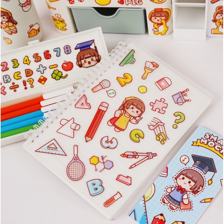 Washi Sticker Bé Mochi trang trí tranh vẽ, số tay, bulletjournal