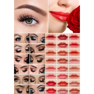 Tranh dán kính 3D 2 mặt trang trí spa nail mi phun xăm kích thước 70-100 cm