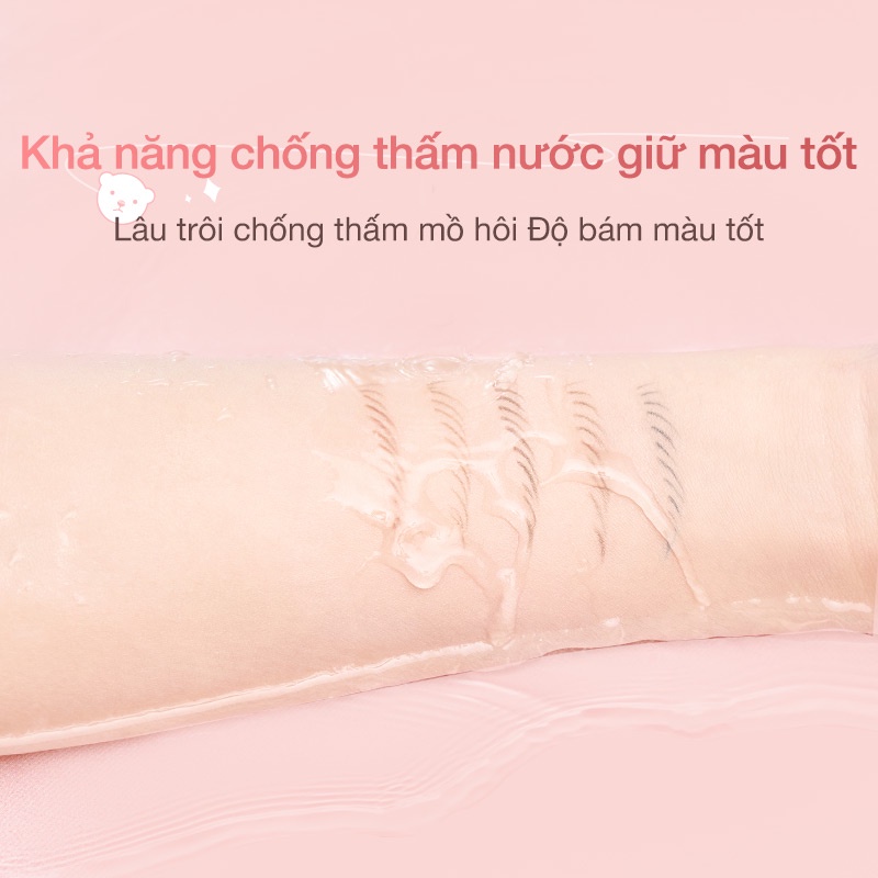 Chì kẻ lông mày Pink Bear màu lì siêu mịn mượt 5 màu tùy chọn 0.03g | BigBuy360 - bigbuy360.vn