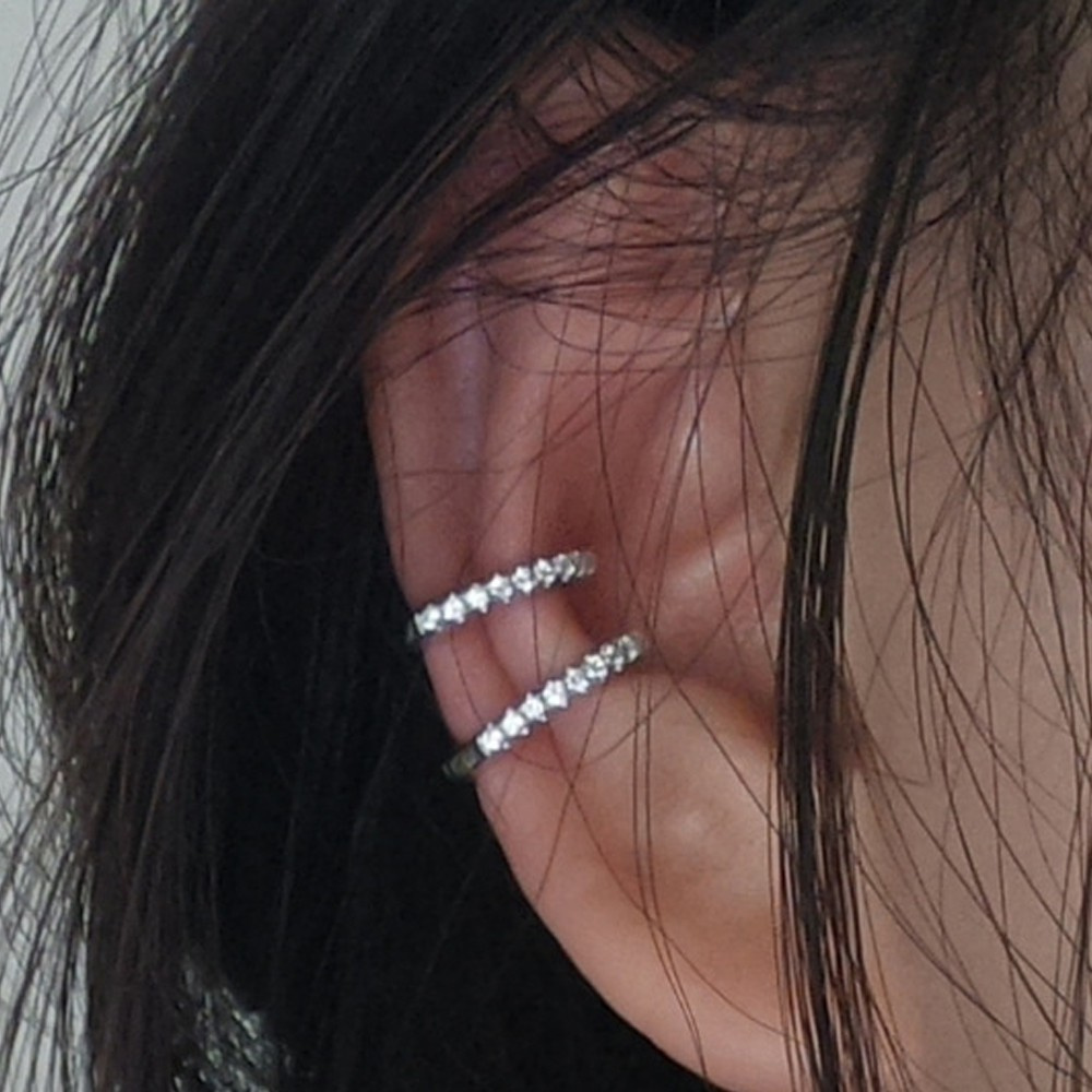 Khuyên Xỏ Mũi Đính Đá Zircon Nhiều Màu 8mm Thời Trang Cho Nam Và Nữ