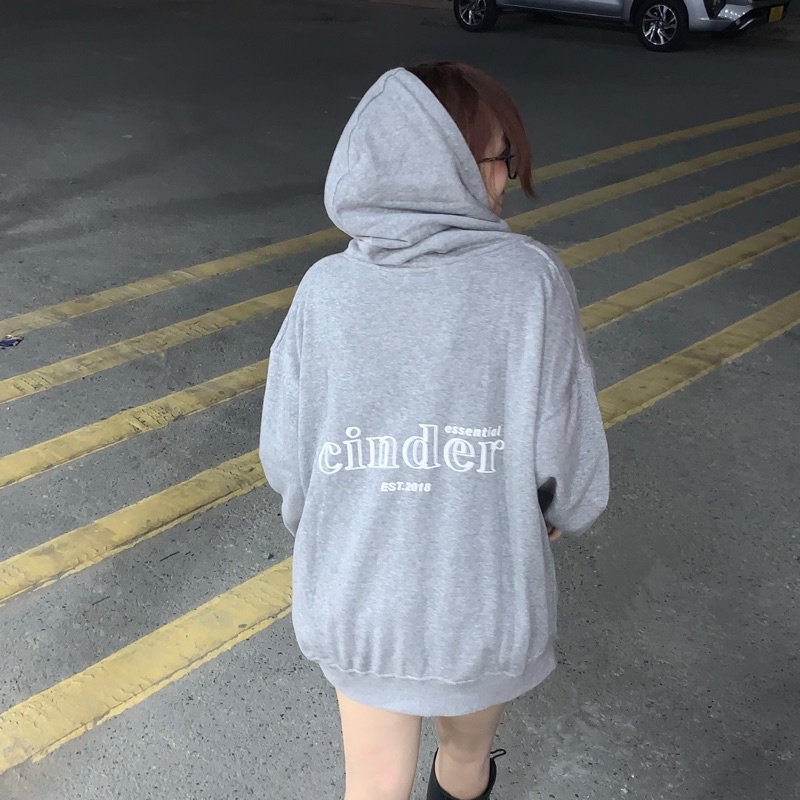 Áo Khoác Hoodie Zip Cinder Basic Kéo Khóa, Áo Hoodie Zip Nam Nữ Form Rộng Ulzzang Unisex f.s.shop68
