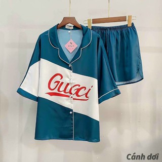 BIGSIZE -ĐỒ BỘ LỤA SATIN TIỂU THƯ  FREESIZE 60-75 KÝ