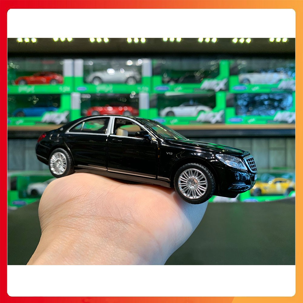 Mô hình xe Mercedes-Benz Maybach S600 tỉ lệ 1:32 MSZ màu đen