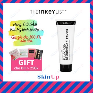 Sữa Rửa Mặt Trắng Sáng Da THE INKEY LIST FULVIC ACID BRIGHTENING CLEANSER