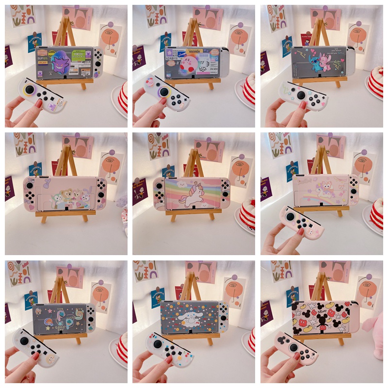 Ốp TPU silicon mềm chống sốc miếng dán riêng cho Nintendo Switch Oled