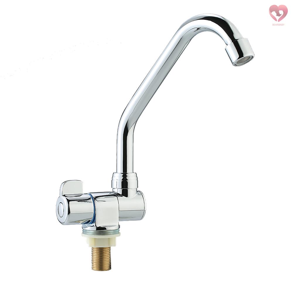 Vòi nước gắn tường có thể gấp gọn tiện dụng cho nhà bếp