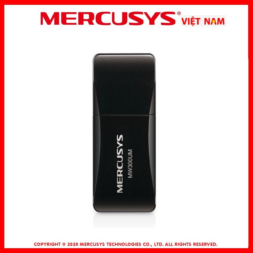 Bộ chuyển đổi USB Wi-Fi Mini Mercusys N300 MW 300UM | BigBuy360 - bigbuy360.vn
