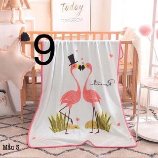 chăn lông tuyết 2 lớp siêu mềm cho bé