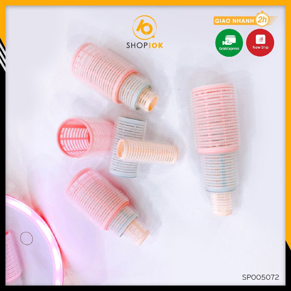 Lô uốn tóc tự dính SHOP10K set 12 lô cuộn tóc thời trang kích cỡ khác nhau - SP005072