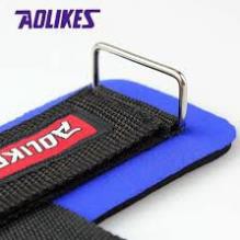2 chiếc Dây Kéo Lưng có điệm Kết Hợp Quấn Cổ Tay Aolikes phụ kiện Gym thể thao Aolikes 7638