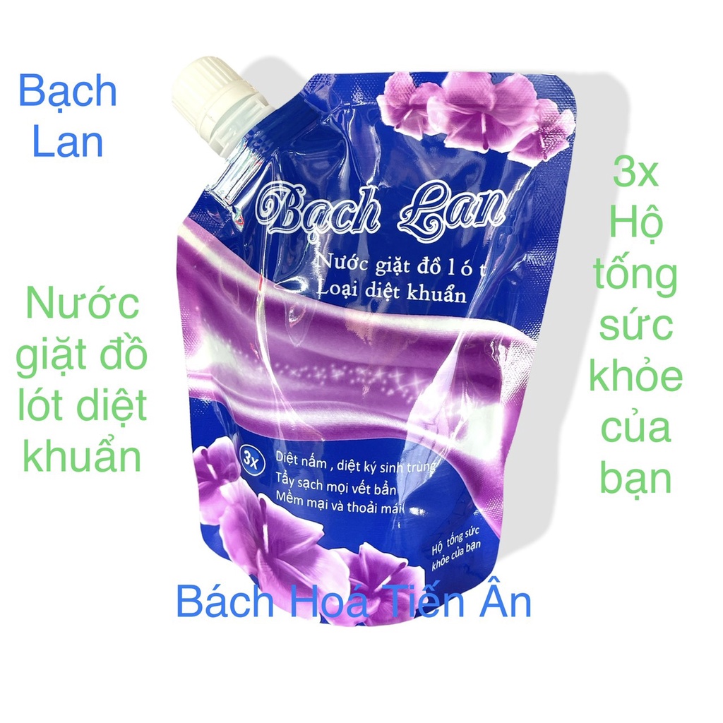 Nước giặt đồ lót Bạch Lan Loại diệt khuẩn 3x Hộ tống sức khỏe của bạn 300ml