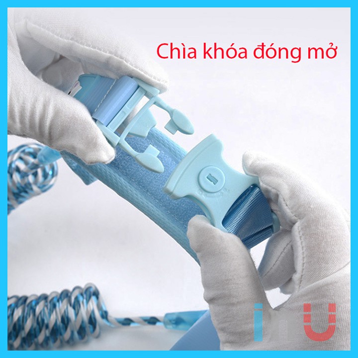 HCM - Dây giữ trẻ chống thất lạc 2.5m kim loại chống cắt cho bé an toàn vui chơi