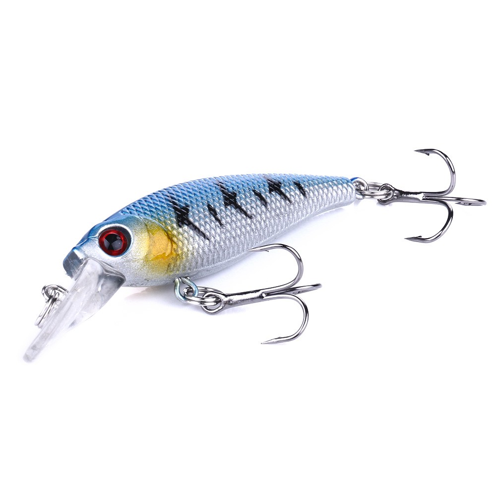 Hengjia 1pcs 6.5cm Fishing Lure Plastic Isca Artificial Hard Wobbler Bait Minnow