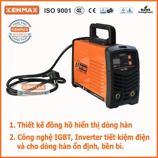 Máy hàn điện tử mini kenmax arc-200n | có đồng hồ