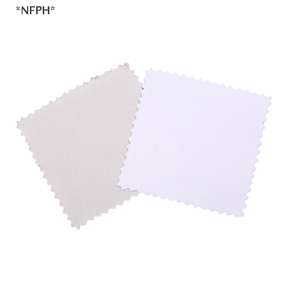 Bộ 50 Khăn Vải Đánh Bóng Trang Sức Chống Xỉn Màu Tiện Dụng