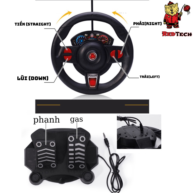 Ô tô điều khiển từ xa cỡ lớn, có chân đạp siêu thú vị.
