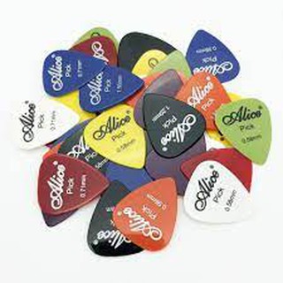 Pick Gảy Đàn Guitar Alice | Nhiều Kích Cỡ & Màu Sắc | Phụ Kiện Âm Nhạc