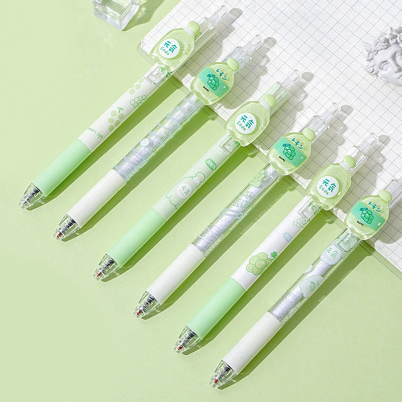 Bút Mực Đen Ngòi 0.5mm Có Thể Thu Gọn Tiện Dụng Cho Học Sinh