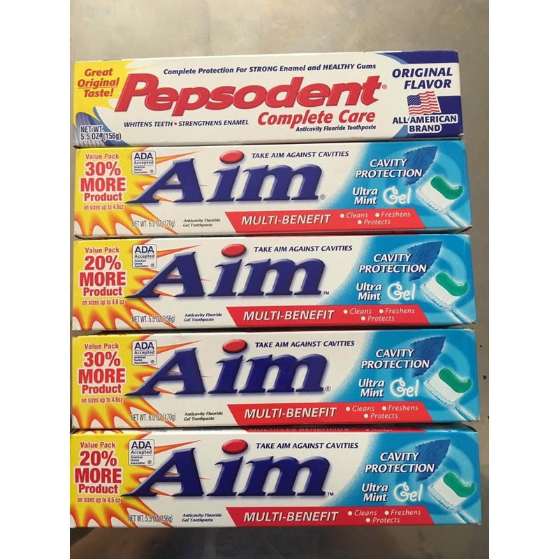 KEM ĐÁNH RĂNG AIM HỘP 156GR