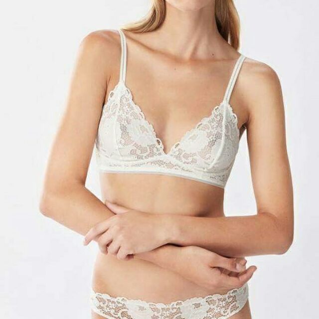 Set Bralette ren sweetcharm 395k không gọng đệm - Chất Store