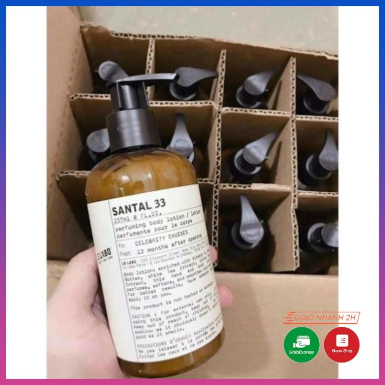SỮA TẮM NƯỚC HOA LE LABO SANTAL 33 chai 330ml
