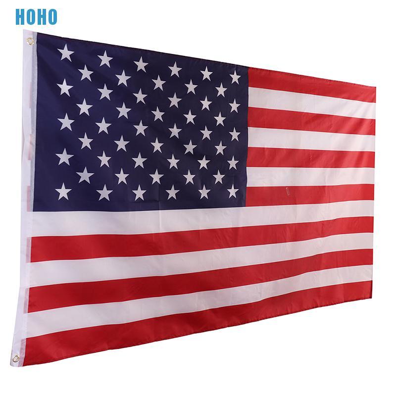 Cờ nước Mỹ kích thước 5x3ft 90x150cm trang trí